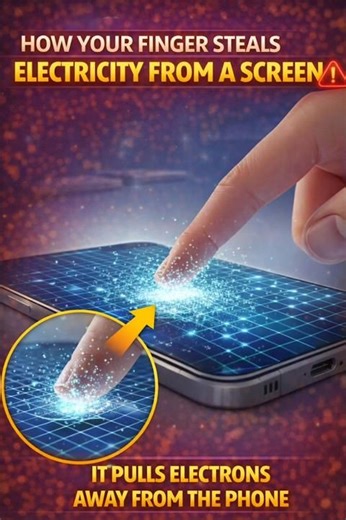 How Your Finger Steals Electricity From a Screen