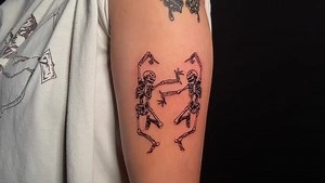 Spooky Scary Skeletons! Come get a tattoo for Halloween today! Our artist have spooky designs available or you could bring one in or your choice! Ink done by @ryeguyart #xclusiveink #tattoo #cttattooartist #halloweentattoo #skeletontattoo #spookytattoo | Xclusive Ink Tattoos and Permanent Makeup