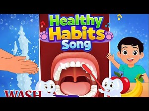 Brush Wash Wiggle 🧼💃 | Fun Daily Routine Song for Kids | Animated Learning Song | Kids Hygiene Song
