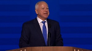 Tim Walz officially accepts the Democratic VP nomination