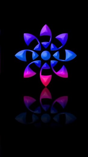 Gradient flower design that looks 3D #coreldraw #tutorial #designhacks