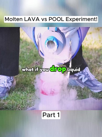 Molten LAVA vs POOL Experiment!#lava #pool #foryou