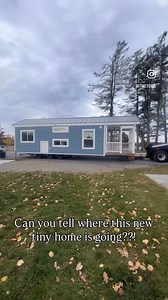 The tiny house is on the move! 🚚 Where do you think it’s going? Hint: it’s swapping spots with another place! #swanbayresort #1000islands #tinyhome | Swan Bay Resort - 1000 Islands Premier RV Park & Marina