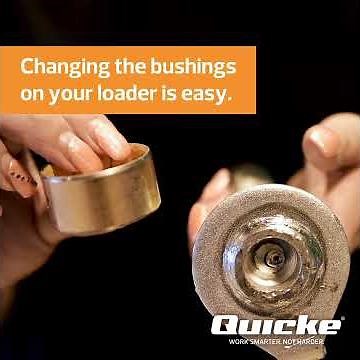 Changing bushings on a Quicke loader - how easy!