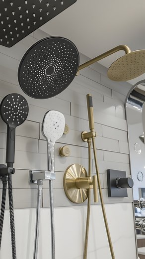 💫 It’s the little details that make a big difference. Our LAVISH shower sets turn every shower into a statement — sleek matte black for bold elegance, radiant brushed gold for a touch of luxury, and classic chrome for timeless appeal. Crafted for comfort, designed for those who appreciate the finer things.📍 Stop by our Calgary showroom today and experience Lavish style in person: 143-2710 3rd Ave NE, Unit 143, or give us a call at 403-930-1254.#lavishbathandkitchen #yycbusiness #bathroomluxury