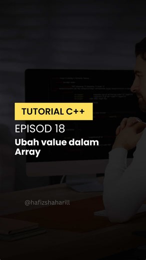 Tutorial C Eps 18: Tukar Value dalam Array