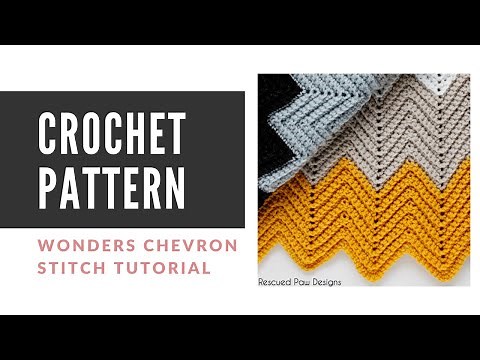 Wonders Chevron Blanket Crochet Pattern