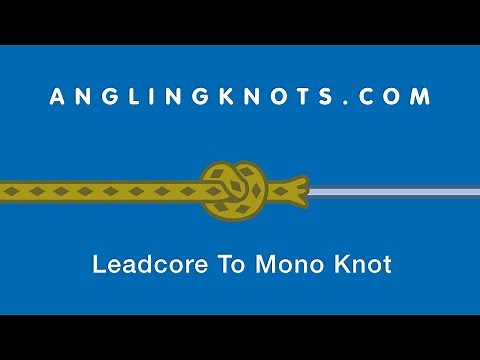 How to Tie The Leadcore To Mono Knot