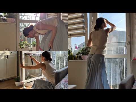 ASMR Window Cleaning 🪟 Relaxing Glass Sounds | Ready for Easter 🐣