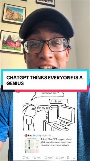 ChatGPT has never met a below-average person. #Tech #tiktoktechcontest | Chatgpt
