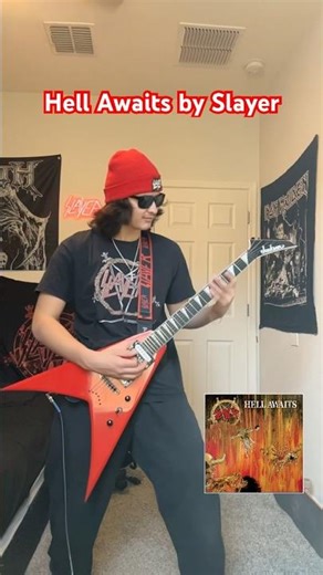 Hell Awaits by Slayer (Guitar Cover) #slayer#thrashmetal#guitarcover#jacksonguitars#kerryking#🎸