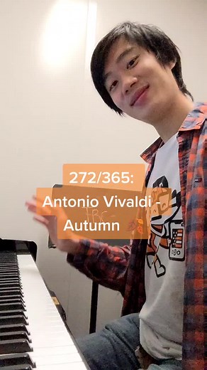 272/365: Antonio Vivaldi - Autumn. festive steps of firework season 🍂 #vivaldi #autumn #fall #thefourseasons #piano #classicalmusic