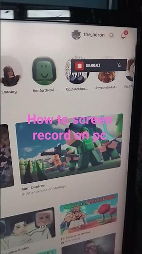 how to screen record on pc 🖥