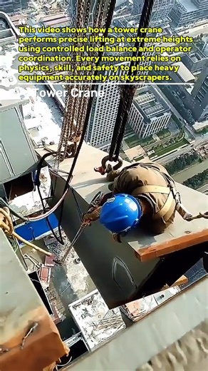 High-Rise Precision Lift with Tower Crane #Construction #USAJobs #shorts