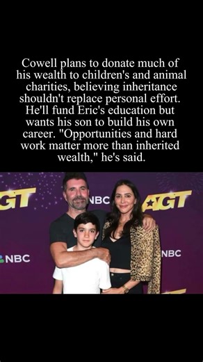 Simon Cowell won't leave $600M fortune to his son Eric #simoncowell #ericcowell #americanidol