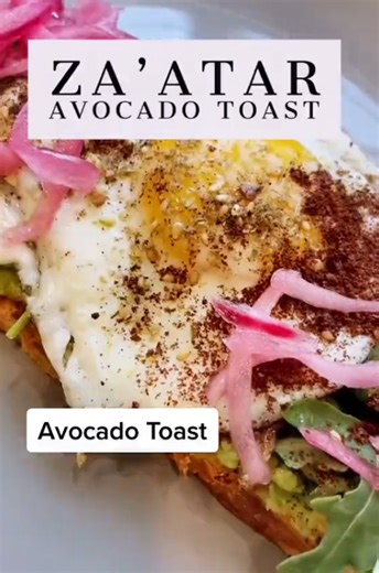 Delicious weekend brunch ideas with avocado toast and za’atar