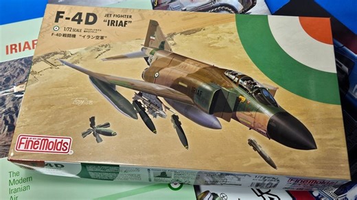 Fine Molds 1/72 PHANTOM F-4D IRIAF战斗机模型Review