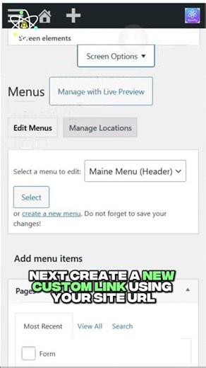 Set BuddyPress User Navigation to the WordPress Menu Header