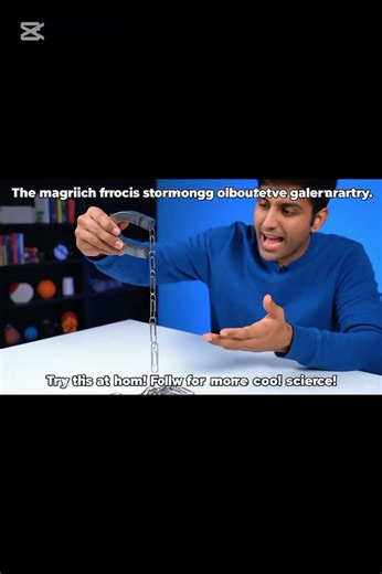 “Can a Magnet Make Paper Clips Jump? 😱🧲 Viral Science Trick!”