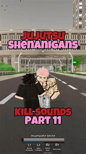 Jujutsu shenanigans kill sounds part 11 #roblox #gaming #jujutsushenanigans #killsounds
