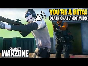 FUNNY Warzone Death Chat Rage Reactions on Rebirth Island! 😂 (HOT MIC #4)