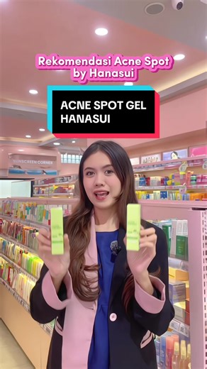 Acne Spot Gel Moisturizer Hanasui ✨Teksturnya ringan, bantu menenangkan dan merawat kulit berjerawat. Recommended banget untuk acne skin 💚 Yuk visit ke Ailin Kosmetik Store jangan sampai kehabisan stoknya ya! 😍 #ailinkosmetik #ailinkosmetikjkt #hanasui #viral