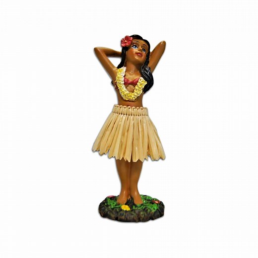 Watch Hawaiian Dashboard Small 4" Posing Hula Girl Doll For Car on Amazon Live