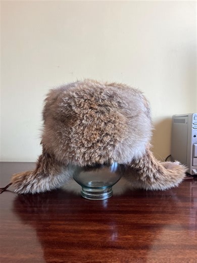 Vintage Fox Fur Soviet Ushanka Hat, Size 56, USSR Winter Trapper Hat, Y2k - Etsy