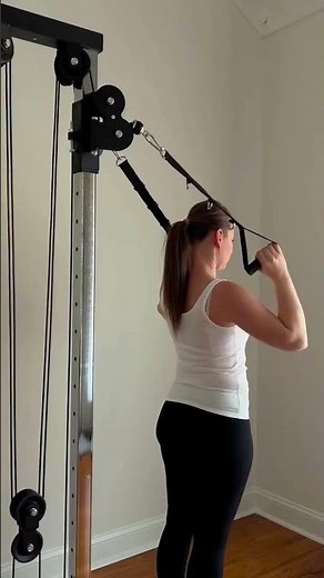 One Machine, Full Upper-Body Workout | Garvee Dual Pulley Cable Crossover Machine. #gym #home