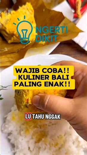 Typical Balinese Cuisine! | #culinary #bali #indonesianfood #shorts