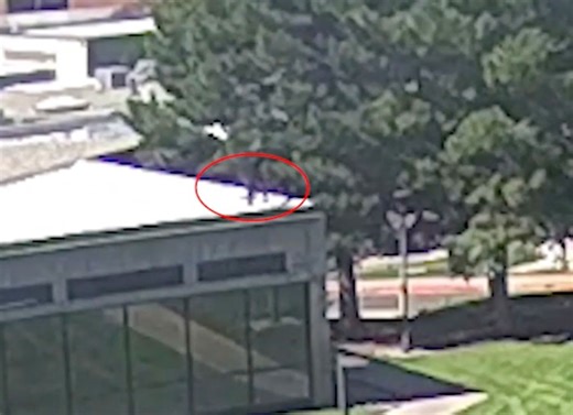 VIDEO: New CCTV Video Captures Moment Charlie Kirk Murder Suspect Jumps From Building After Firing Fatal Shot - uPolitics