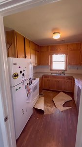 1.8M views · 170K reactions | Two weeks to make over my sister’s 1964 kitchen! Not every kitchen makeover has to be a full gut that costs tens of thousands - you can work with what you have! Small changes like paint, new flooring, new tiles and new lighting can make a HUGE impact on your space! #kitchenmakeover #diykitchen | DeLancey DIY | Facebook