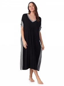 Layla Women’s Sleepwear 46” Knit Caftan, XS-5X - Walmart.com