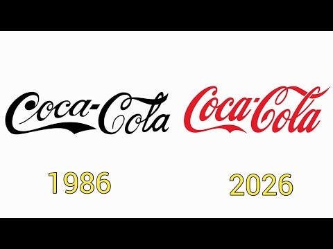 Evolution of Coca-Cola Logo [1986 - 2026]