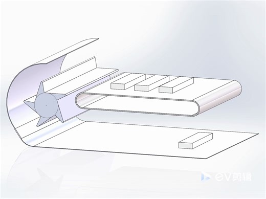(学员作品)-SOLIDWORKS传动带基于事件、传感器的运动仿真