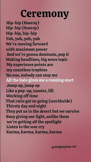 Stray kids - Ceremony (lyrics) #shortsfeed #kpop #strykids #cermony #lyrics #trending #shorts