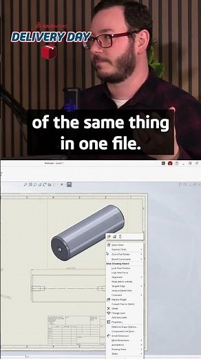 Ever hear of "Family" Tables in SOLIDWORKS Design? #solidworkstraining #solidworks #solidworks2025