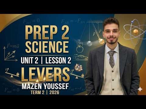 Prep 2 second term Science Unit 2 lesson 2 Levers 2026 MR. Mazen Youssef
