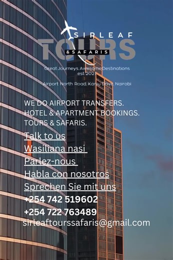 SIRLEAF TOURS & SAFARIS on TikTok