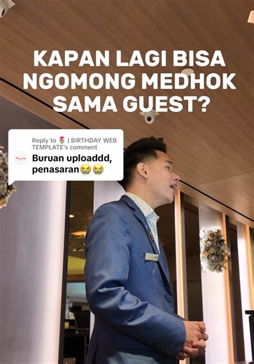 Replying to @🌷 | BIRTHDAY WEB TEMPLATE lanjutan pake bahasa kebanggaan kita #receptionist #frontdesk #indonesia🇮🇩 #amerika
