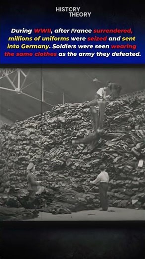Germany Took Millions of French Uniforms