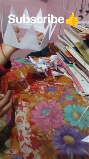 😱how to make crown with paper birthday gift #shorts ❤