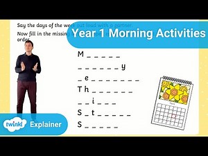 Year 1 Morning Activities