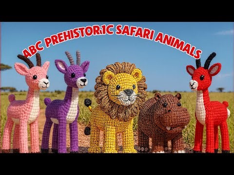 ABC Colorful Safari Animals Song A to Z Learning & Colors for Toddlers