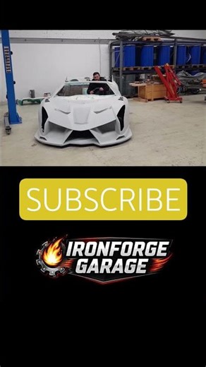 DIY LAMBO from scratch / Motor start after 3 month pause. #lamborghinni #automobile #diy