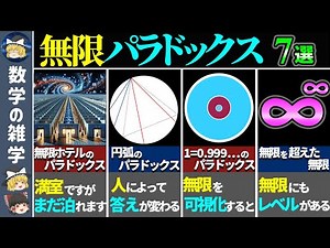 【総集編】数学の罠に騙される無限パラドックス7選!!【ゆっくり解説】