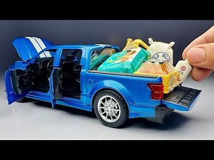 Most Detailed Diecast Model Ford F350 Raptor Off Road Pickup Truck Unboxing 1/22 Scale Miniature