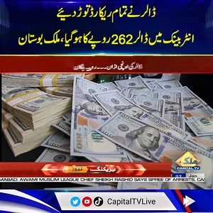 Dollar broke all records,dollar became 262 rupees in Interbank, Malik Bostan | Capital tv | Capital TV