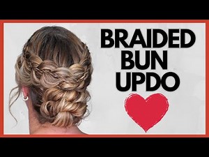 Beautiful braided bun hairstyle step by step tutorial
