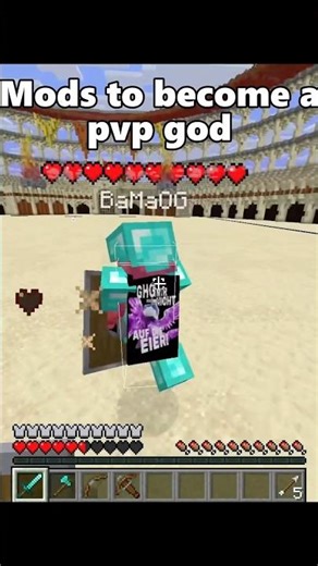 Mod to become a PvP god #minecraft #tips #mods #viral
